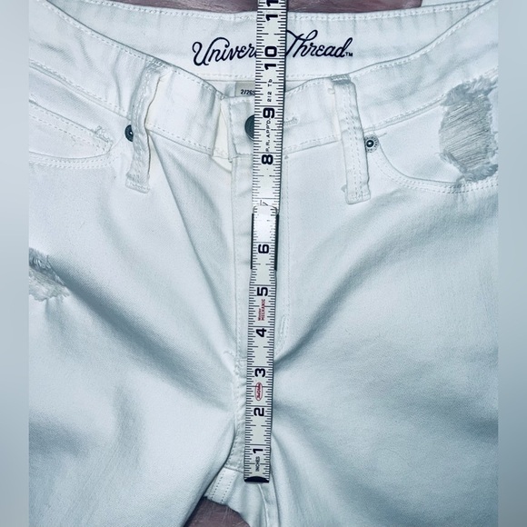 Universal Thread Mid Rise Skinny Ankle Jean Sz. 2/26short Frayed Hem - Picture 5 of 15